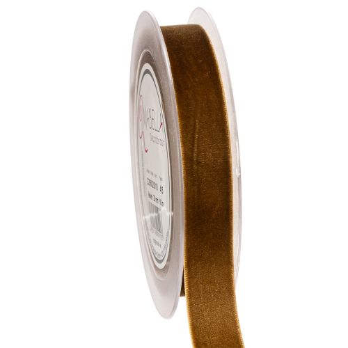 Decorative velvet ribbon on a roll, fine gift wrapping, 20mm x 10m