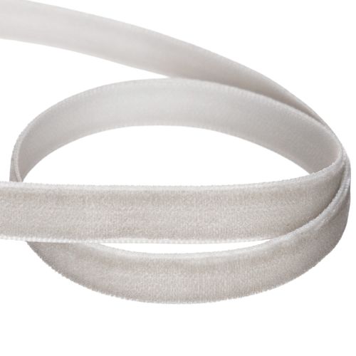 Grey Velvet Ribbon 10mm x 20m for Indoor Decorative Use | Floristik24.co.uk