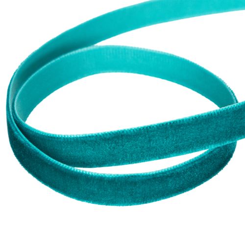 Velvet Ribbon on Roll 10mm x 20m Petrol for Gift Wrapping and Decoration | Floristik24.co.uk