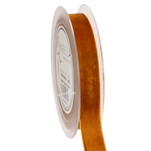 Velvet Craft Ribbon 20mm x 10m in Terracotta Brown