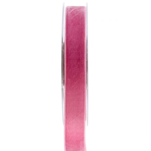 Floristik24 Velvet ribbon pink 20mm 10m