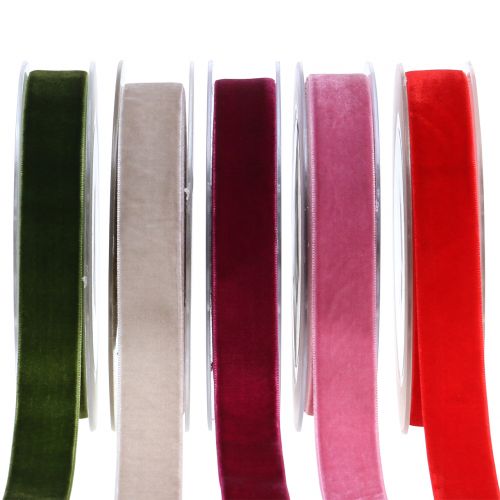 Product Velvet ribbon different colors 20mm 10m
