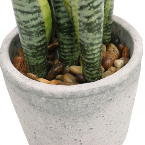 Product Artificial bow hemp, green plant in a pot, Sansevieria H39cm Ø12cm