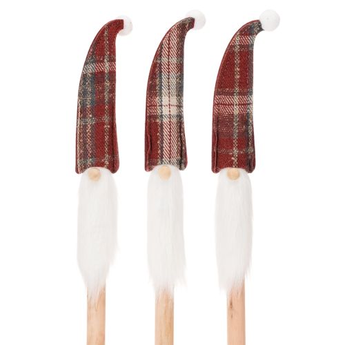Christmas Gnome Decoration Sticks with Felt Hat, 58cm, Set of 6 buy online | Floristik24.co.uk