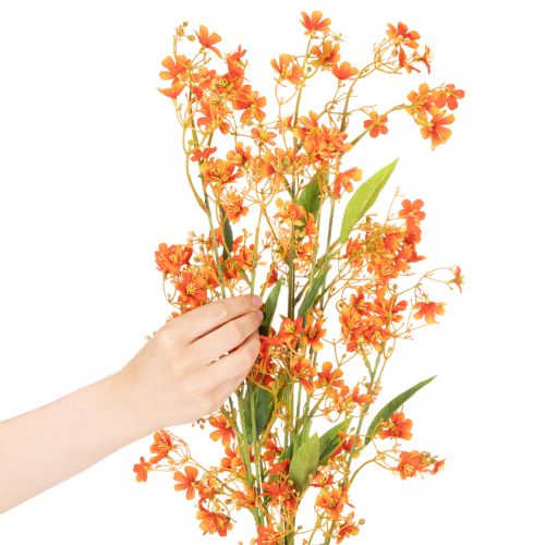 Artificial Orchid Spray Orange 110cm Set of 3

```html
<h2>Artificial Orchid Spray for Stylish Home Decoration</h2>

<p>
This artificial orchid spray set in vibrant orange brings a touch of natural beauty to your home. Featuring a lightweight yet durable  | Floristik24.co.uk