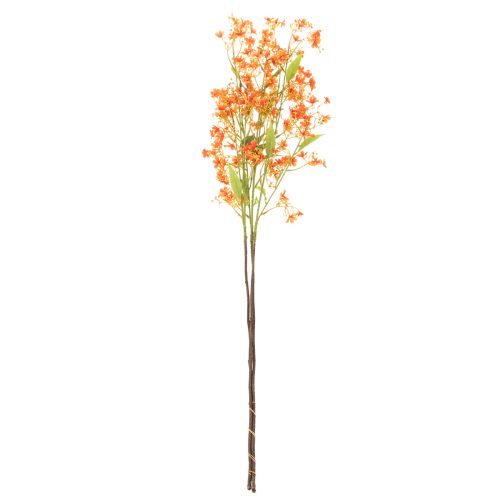 Artificial Orchid Spray Orange 110cm Set of 3 | Floristik24.co.uk