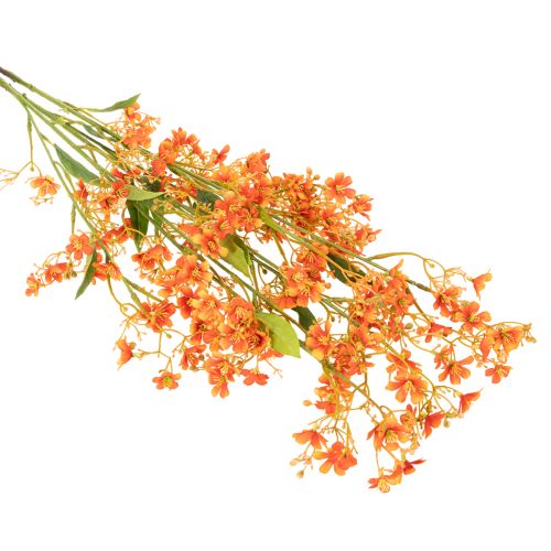 Artificial Orchid Spray Orange 110cm Set of 3 | Floristik24.co.uk