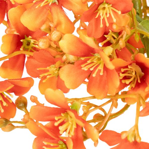 Artificial Orchid Spray Orange 110cm Set of 3 | Floristik24.co.uk