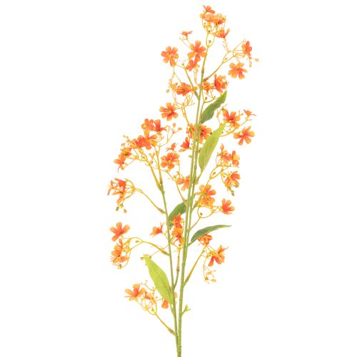 Artificial Orchid Spray Orange 110cm Set of 3 | Floristik24.co.uk