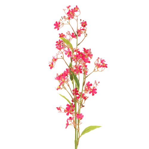 Kunstsilk Flower Stem Oncidium Orchid Decor Pink 112cm Set of 3