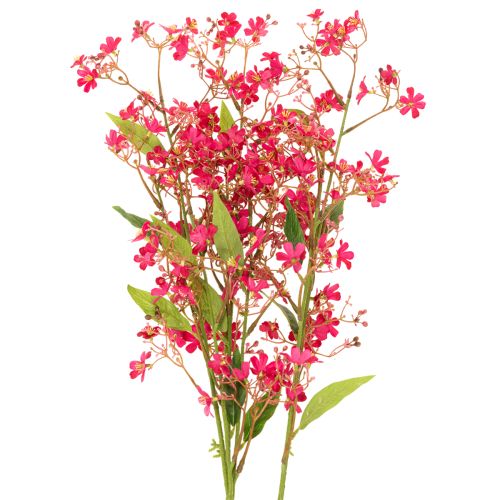 Kunstsilk Flower Stem Oncidium Orchid Decor Pink 112cm Set of 3 | Floristik24.co.uk