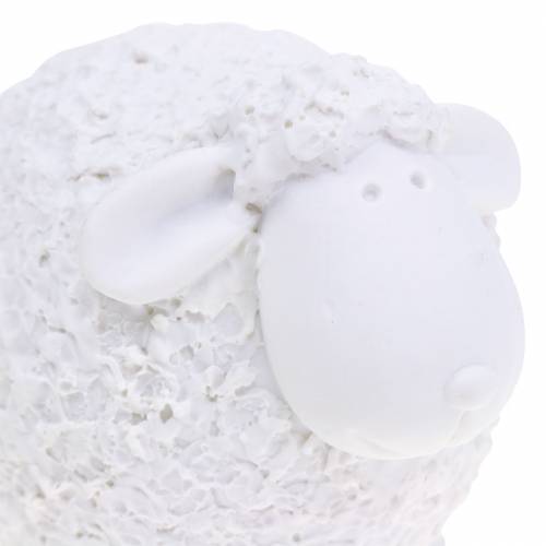 Product Easter decoration sheep white H7cm 4pcs