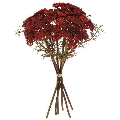 Yarrow artificial flowers red Achillea artificial H30cm 6 pcs