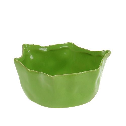 Floristik24 Bowl ceramic in green Ø13cm H6cm