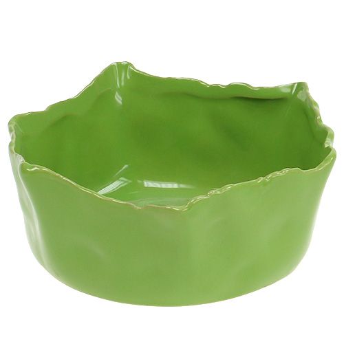 Floristik24 Bowl ceramic green Ø17cm H7cm