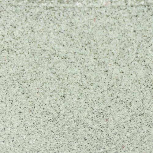 Potted Bowl on High Foot Round 18cm Light Green | Floristik24.co.uk