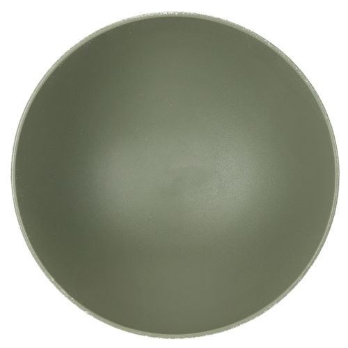 Metal Plant Bowl with Stand, 25cm, Green Granite Look | Floristik24.co.uk