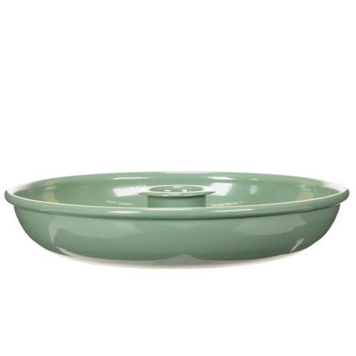 **Green Metal Candle Holder for Taper Candles 13cm**

```html
<h2>Chic Green Metal Candle Holder for Stylish Home Decorating</h2>

<p>
Elevate your home décor with this green metal candle holder, designed for taper candles. Its simple, circular shape and  | Floristik24.co.uk