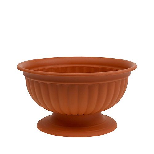 Floristik24 Bowl with foot terracotta Ø26cm