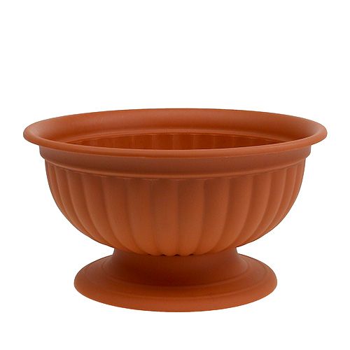 Bowl with foot terracotta Ø30cm