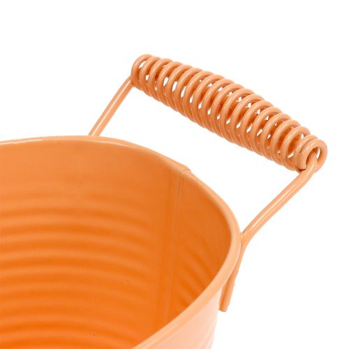 Floristik24 Bowl oval pastel orange 20cm x 12cm H9cm