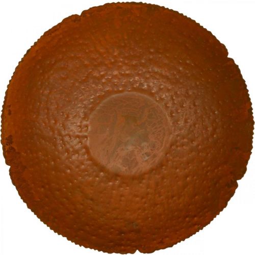 Product Decorative bowl metal decorative bowl rust look Ø30cm H8.5cm
