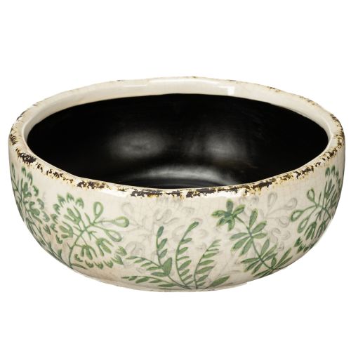 Rustic-style bowl with unique pattern, 20cm