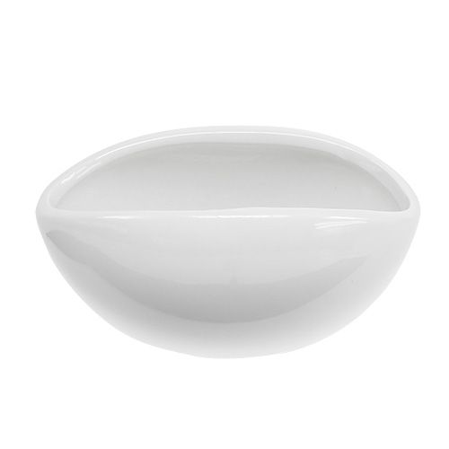 Floristik24 Decorative bowl ceramic 15cm x 9.5cm H7cm white 4pcs