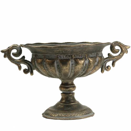 Floristik24 Cup bowl antique gold Ø28cm H23cm