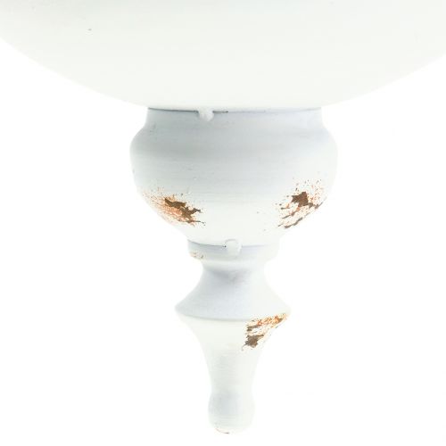 Floristik24 Planting bowl for hanging white Ø26cm H23cm