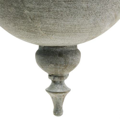 Floristik24 Planting bowl for hanging gray Ø26cm H23cm