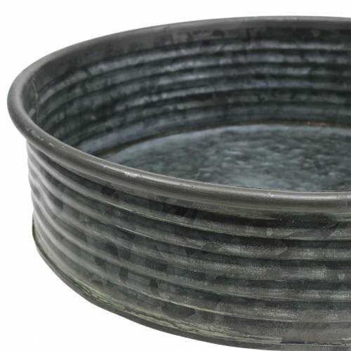 Product Zinc bowl round gray Ø23.5 / 27 / 31cm set of 3