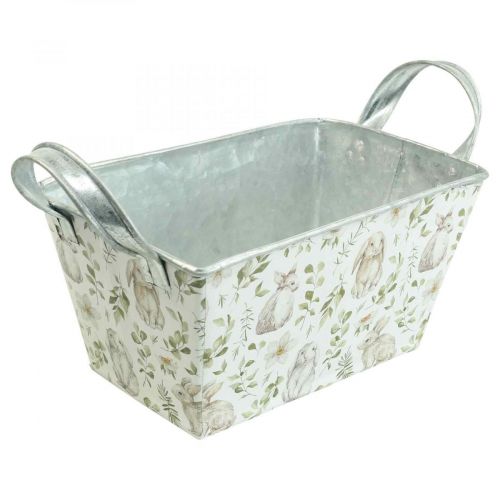 Floristik24 Jardiniere planter planter metal 20×12.5×10cm