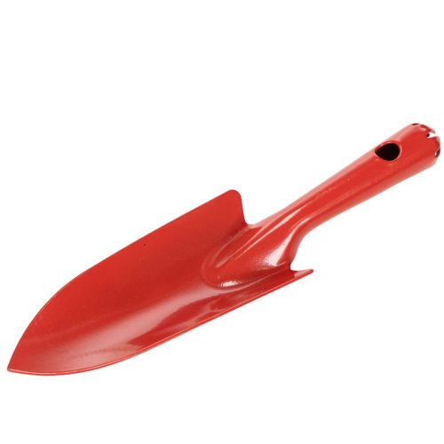 Red Steel Hand Trowel, 20 cm, for Planting | Floristik24.co.uk