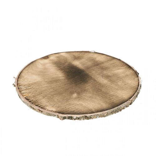 Floristik24 Decorative wood disc flamed Rustic wood decoration plywood Ø20cm