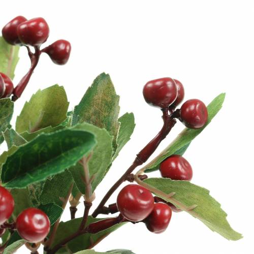 Floristik24 Mock berry bush artificially red with 7 branches