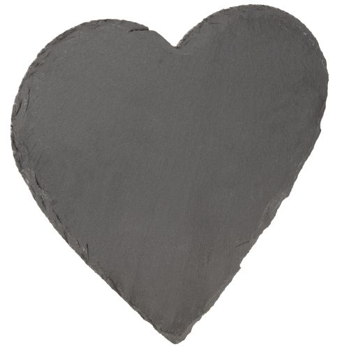 Product Slate heart decoration heart slate slate plate 20cm 5pcs