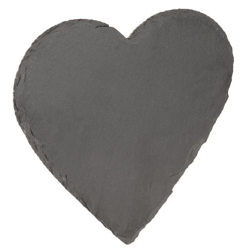 Slate plate decorative heart slate slate heart 20cm 1 pc