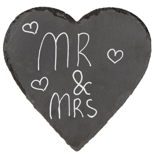 Product Slate plate decorative heart slate slate heart 20cm 1 pc