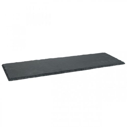 Floristik24 Slate board long, decorative tray natural stone 40×13cm