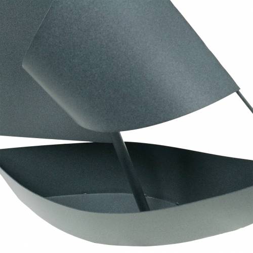 Floristik24 Sailboat for planting metal 44cm × 34cm