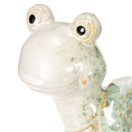 Product Ceramic turtle figurine as an eye-catcher in the living area, decorative figure, 22cm