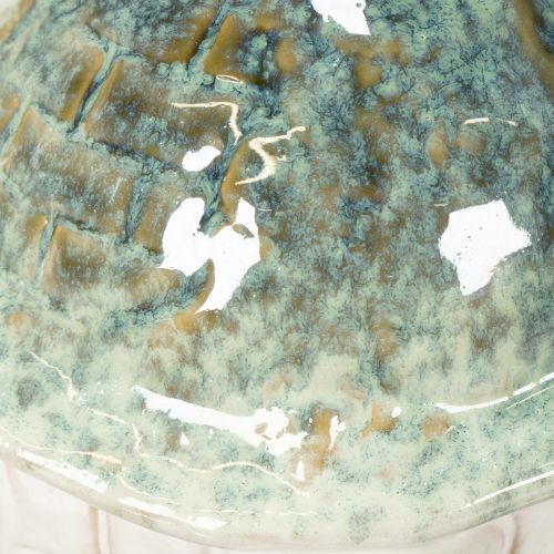 Product Ceramic turtle figurine as an eye-catcher in the living area, decorative figure, 22cm