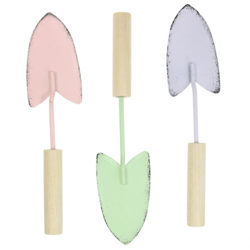 Decorative shovels assorted colors 14cm 9pcs