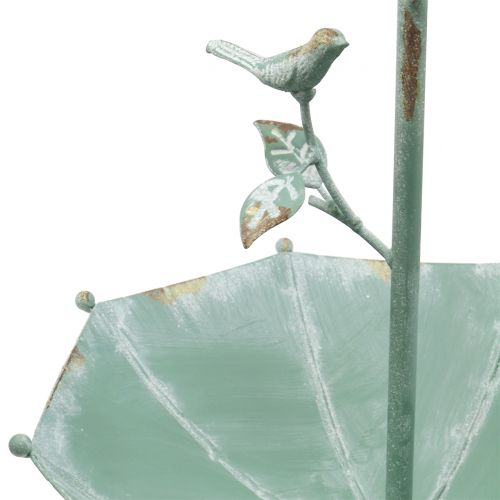 Product Antique umbrella for hanging mint green H43cm Ø28cm