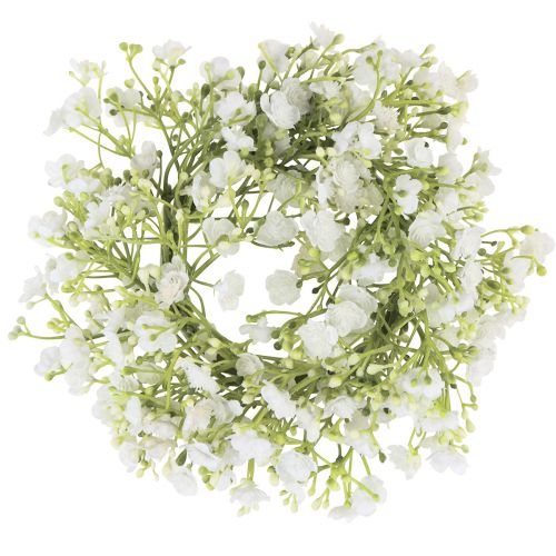 Floristik24 Gypsophila Wreath Small Flower Wreath Artificial Ø18cm