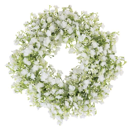 Floristik24 Gypsophila wreath white flower wreath wedding Ø30cm