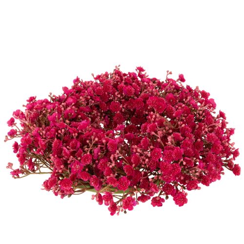 Artificial Gypsophila Wreath Pink Red 30cm | Floristik24.co.uk
