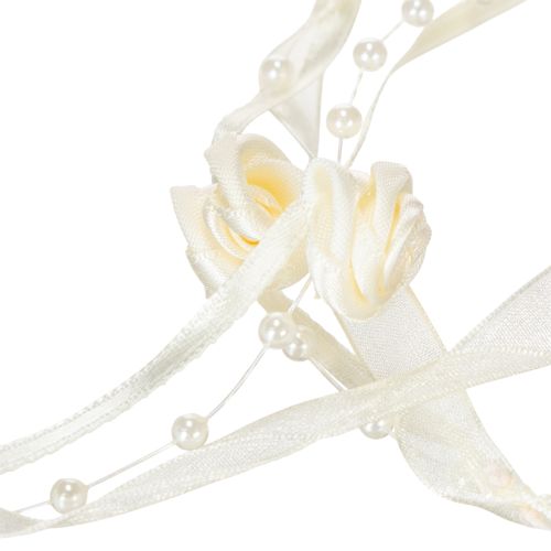 Product Ribbon Valentino cream 15mm 5m