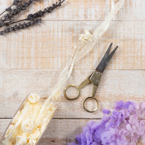 Product Ribbon Valentino cream 15mm 5m